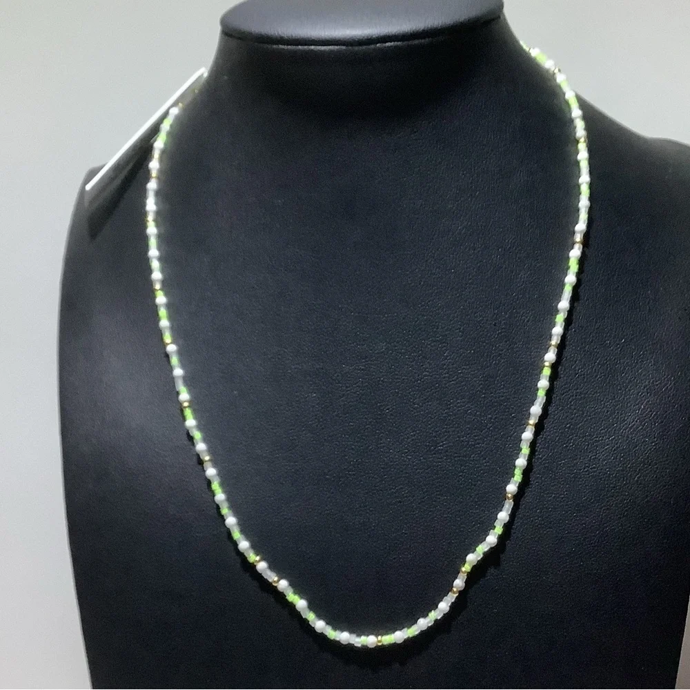 Gorjana Poppy Gem Howlite Necklace New